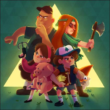 Gravity-Falls-fan-art-by-Sara-Mauri (1024x1019, 138 k...)